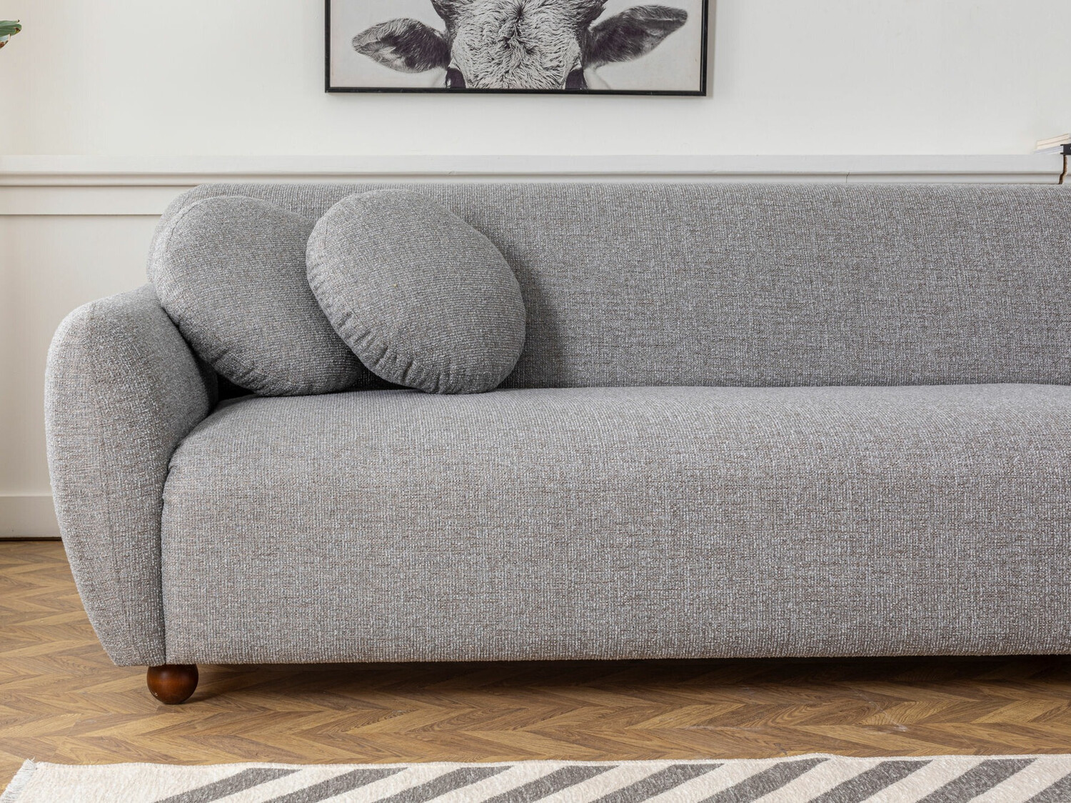 Stūra dīvāns Altadena 189 (Pelēks)