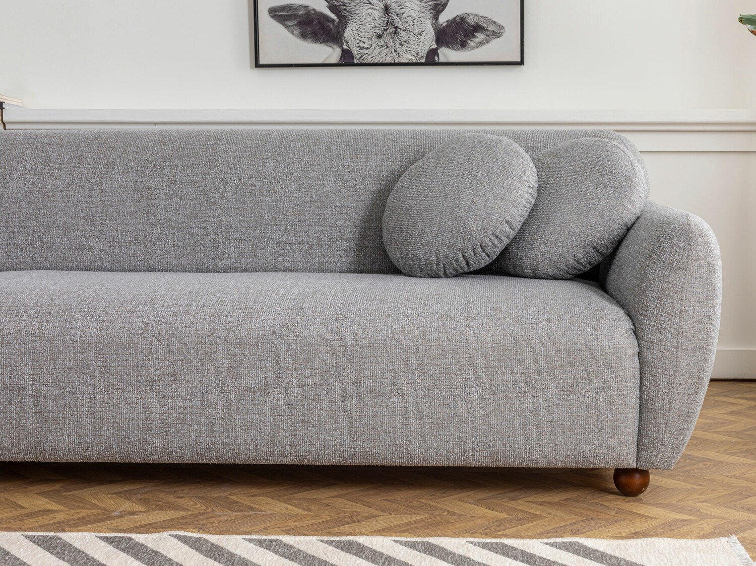 Stūra dīvāns Altadena 189 (Pelēks)