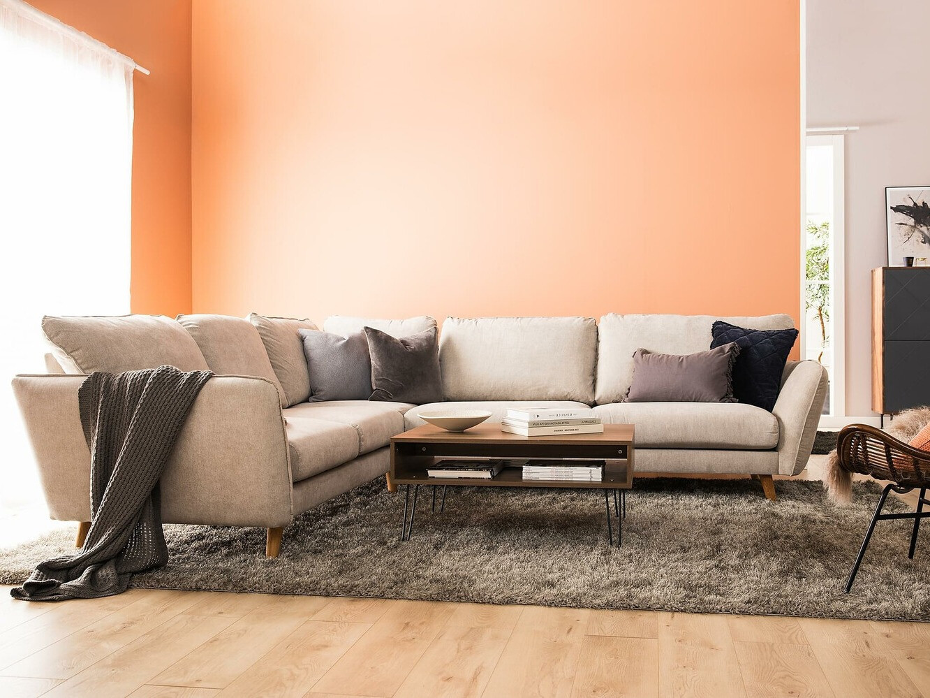 Stūra dīvāns Catmori 101 (Orinoco 23)