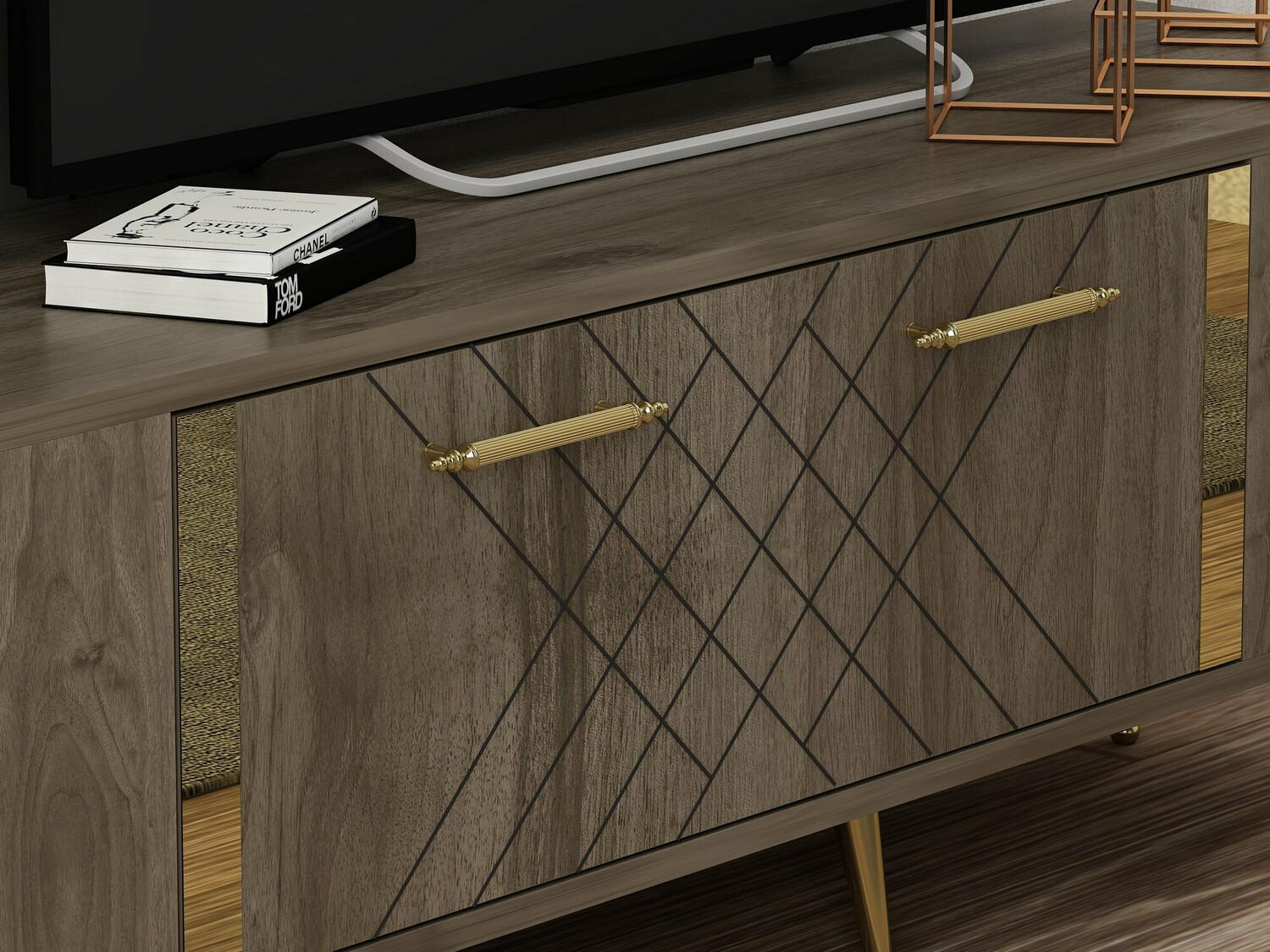 TV galds Kailua 269 (Rieksts + Zelta)