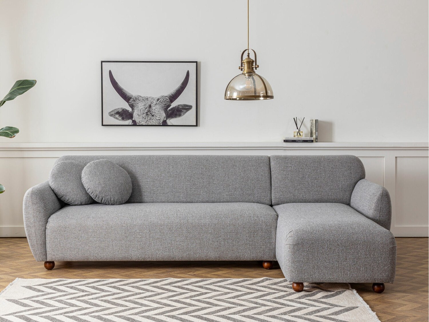 Угловой диван Altadena 189 (Серый)