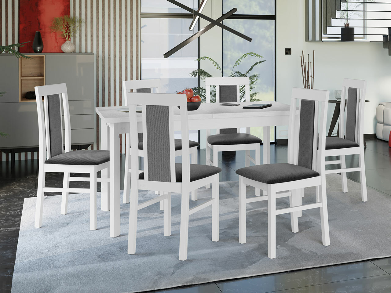 Обеденный гарнитур Victorville 315 (Белый)