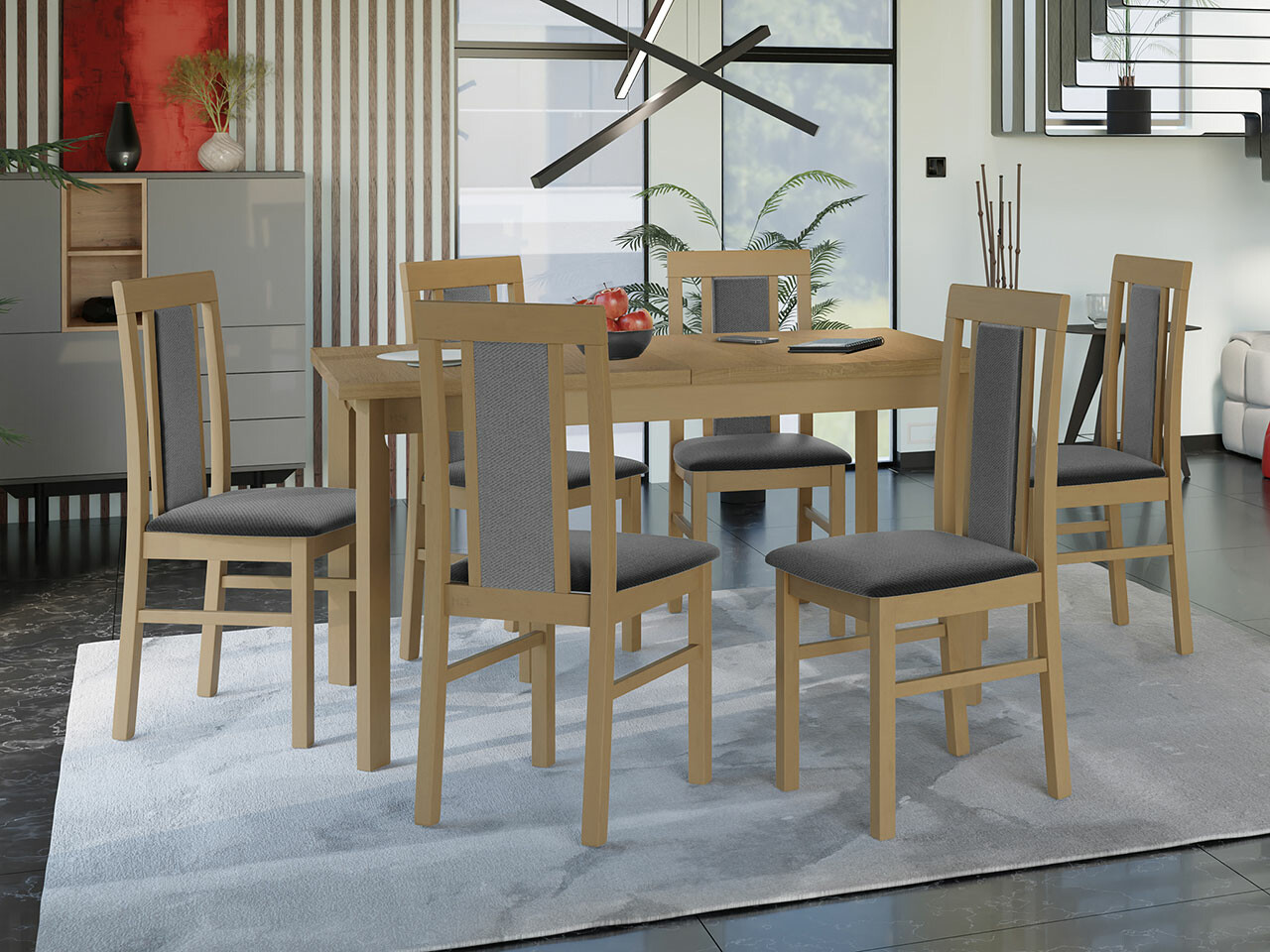 Обеденный гарнитур Victorville 315 (Сонома Дуб)