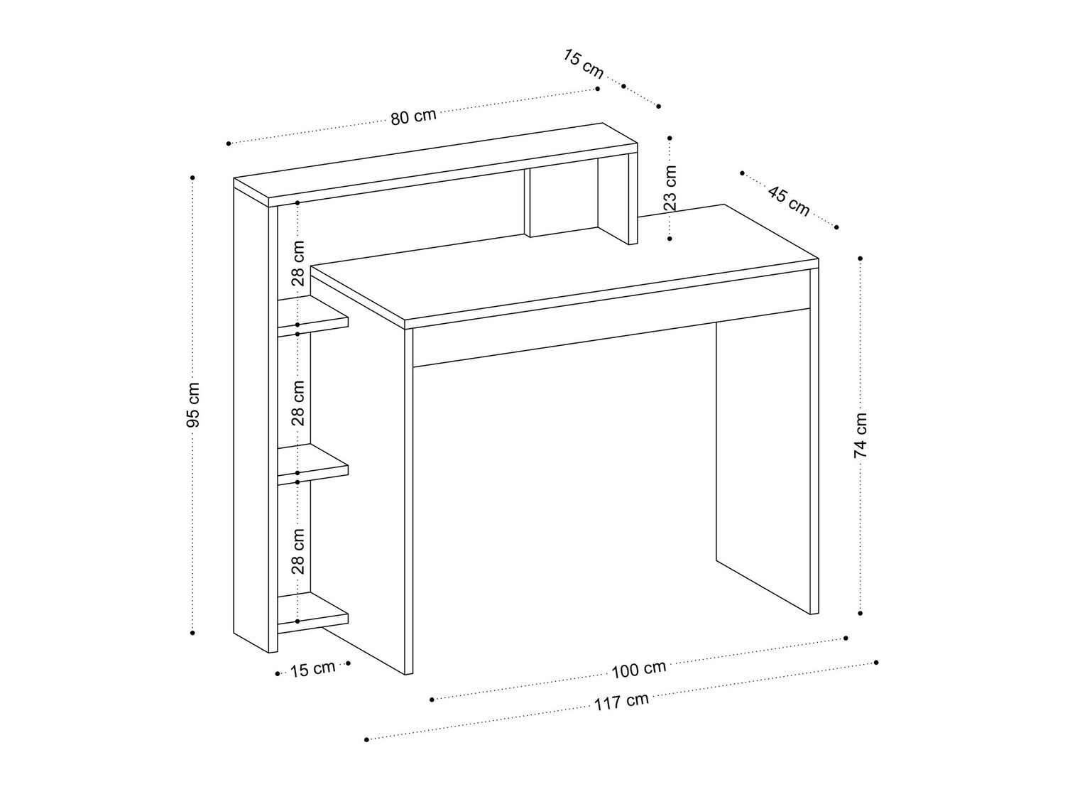 Письменный cтол Kailua 283