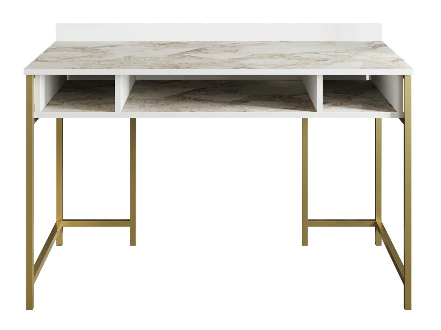 Rakstāmgalds Kailua 294 (Balts marmors + Zelta)