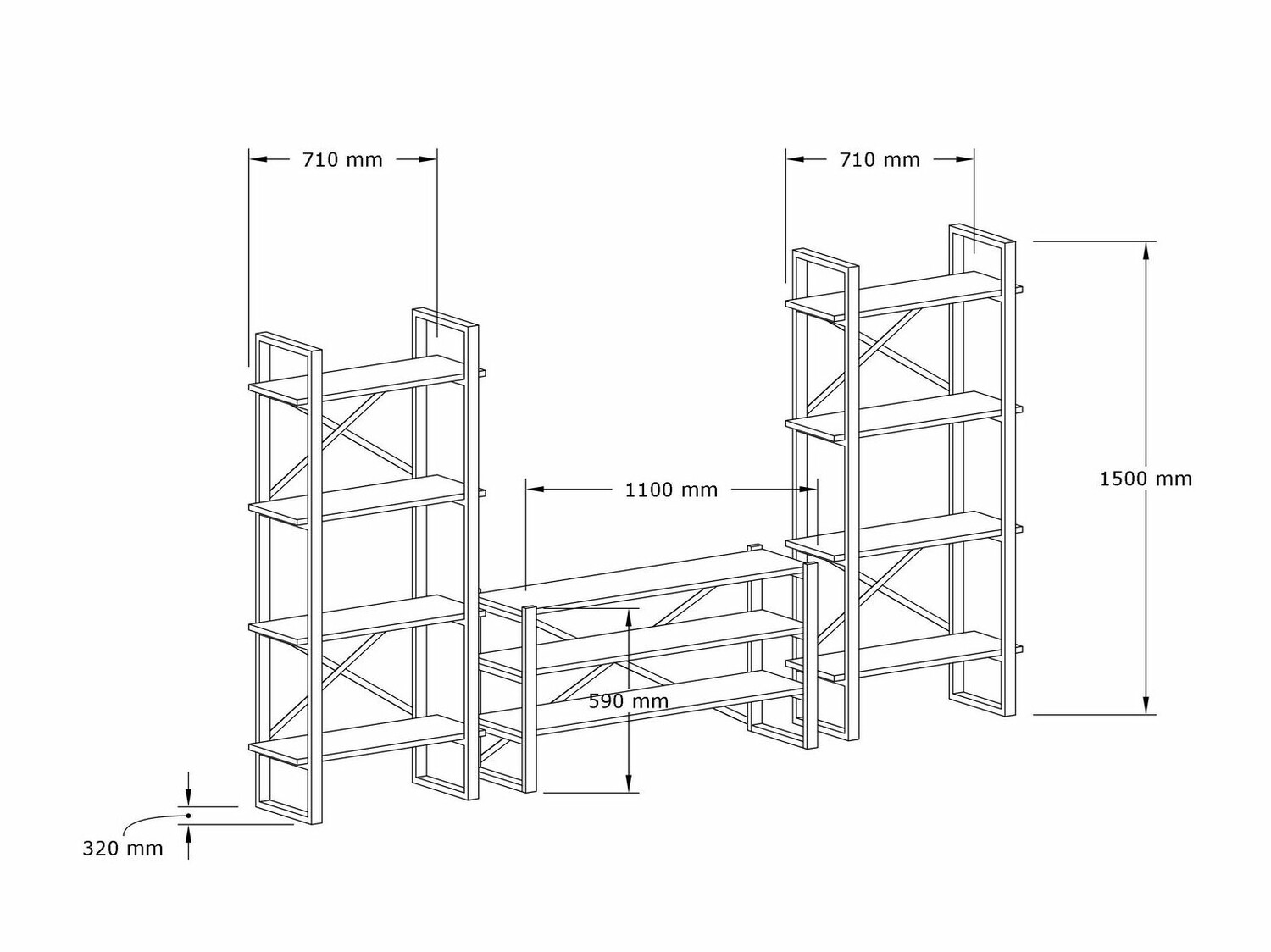 Viesistabas komplekts Kailua 1563