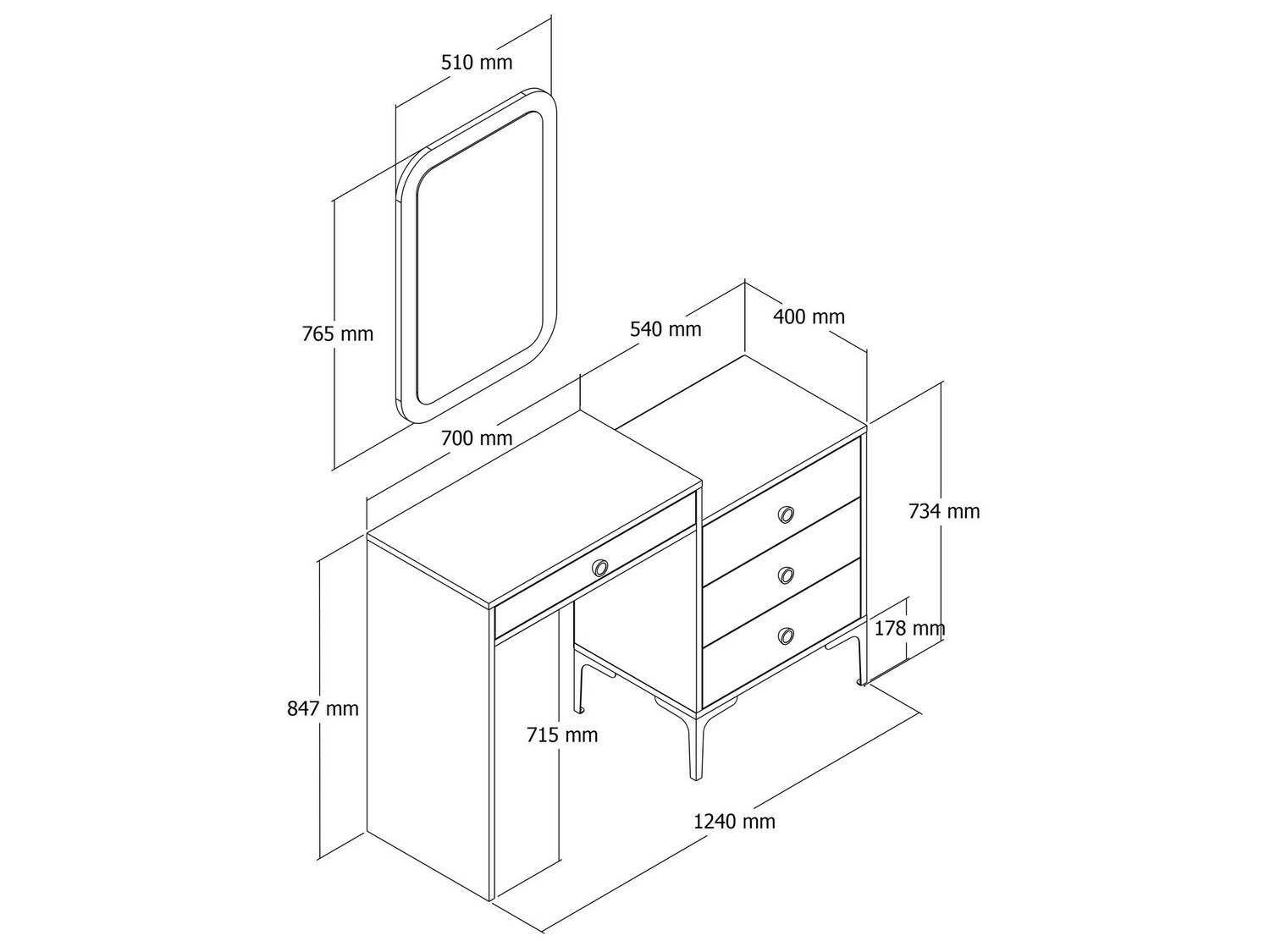 Grima galds Kailua 305