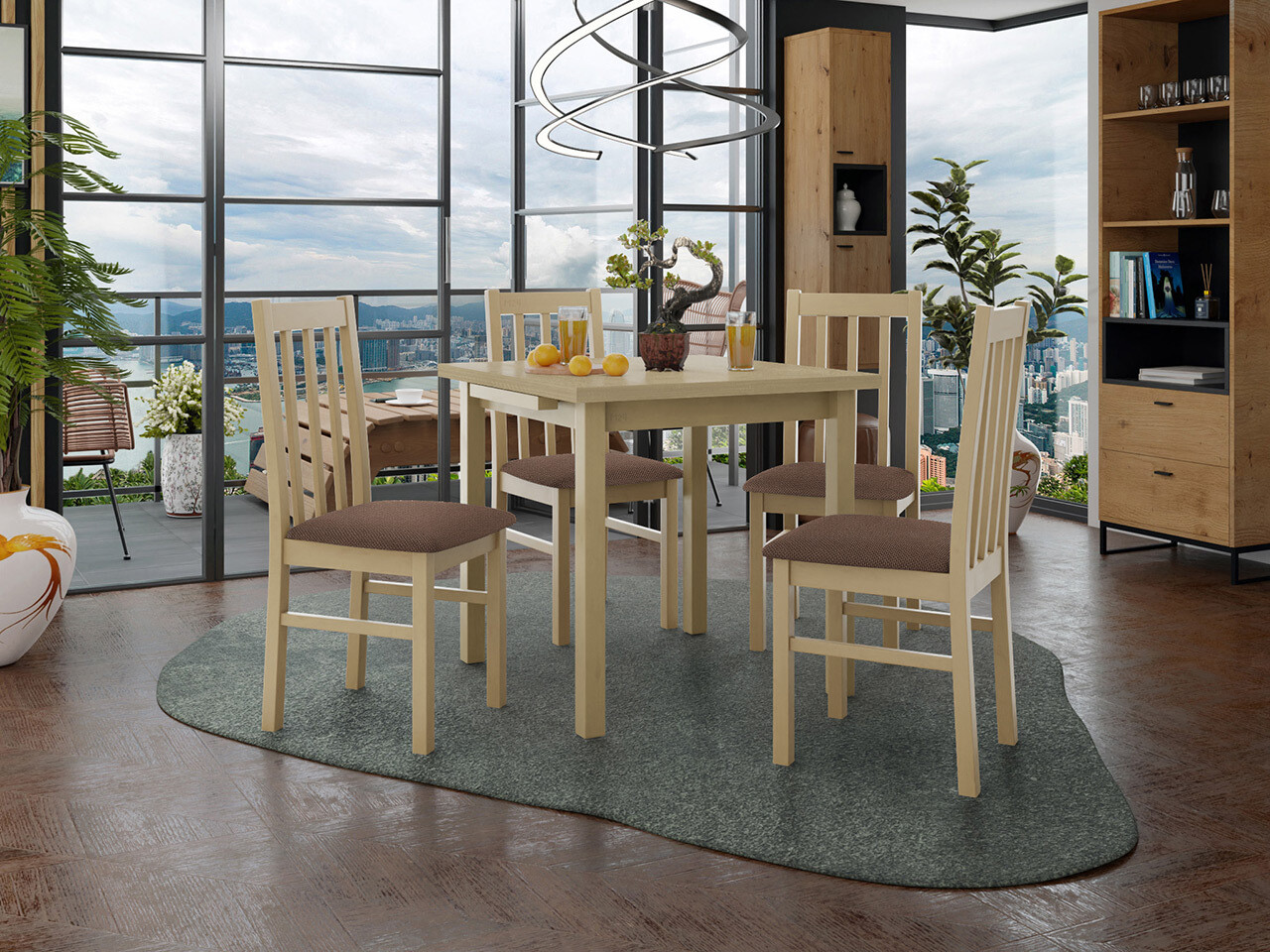 Обеденный гарнитур Victorville 319 (Сонома Дуб)