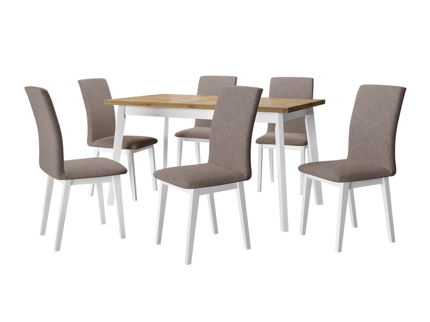 Ēdamistabas komplekts Victorville 321 (Balts)