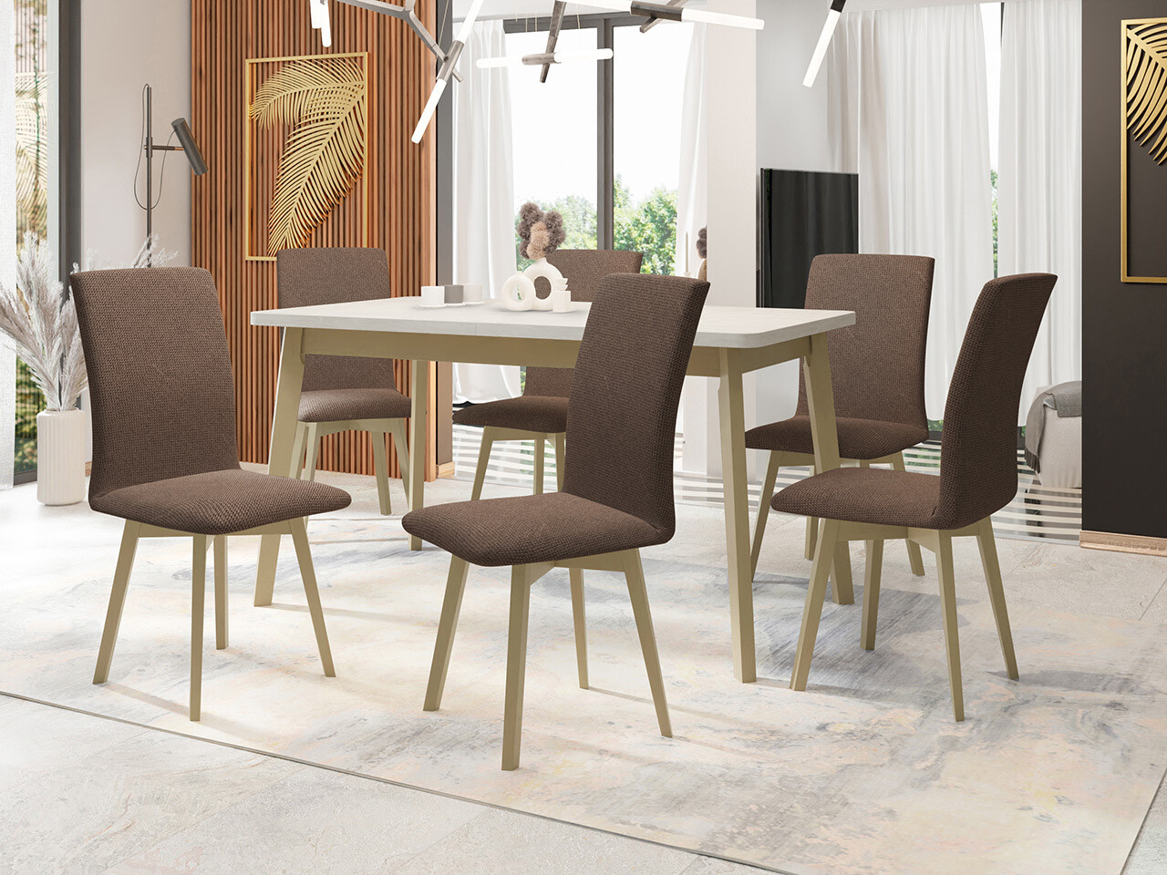 Обеденный гарнитур Victorville 323 (Сонома Дуб)