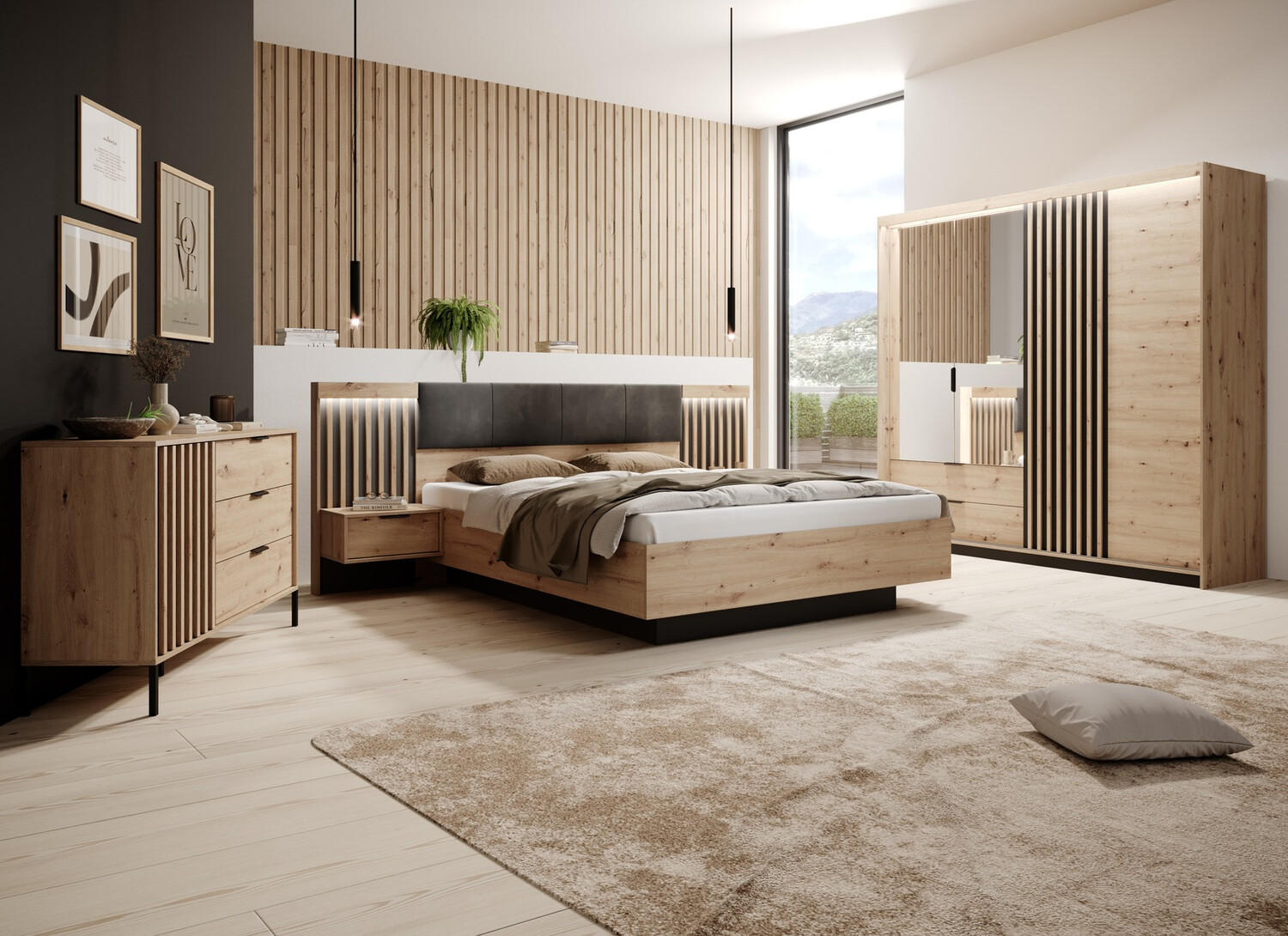 Naktsgaldiņu komplekts Lusone 105