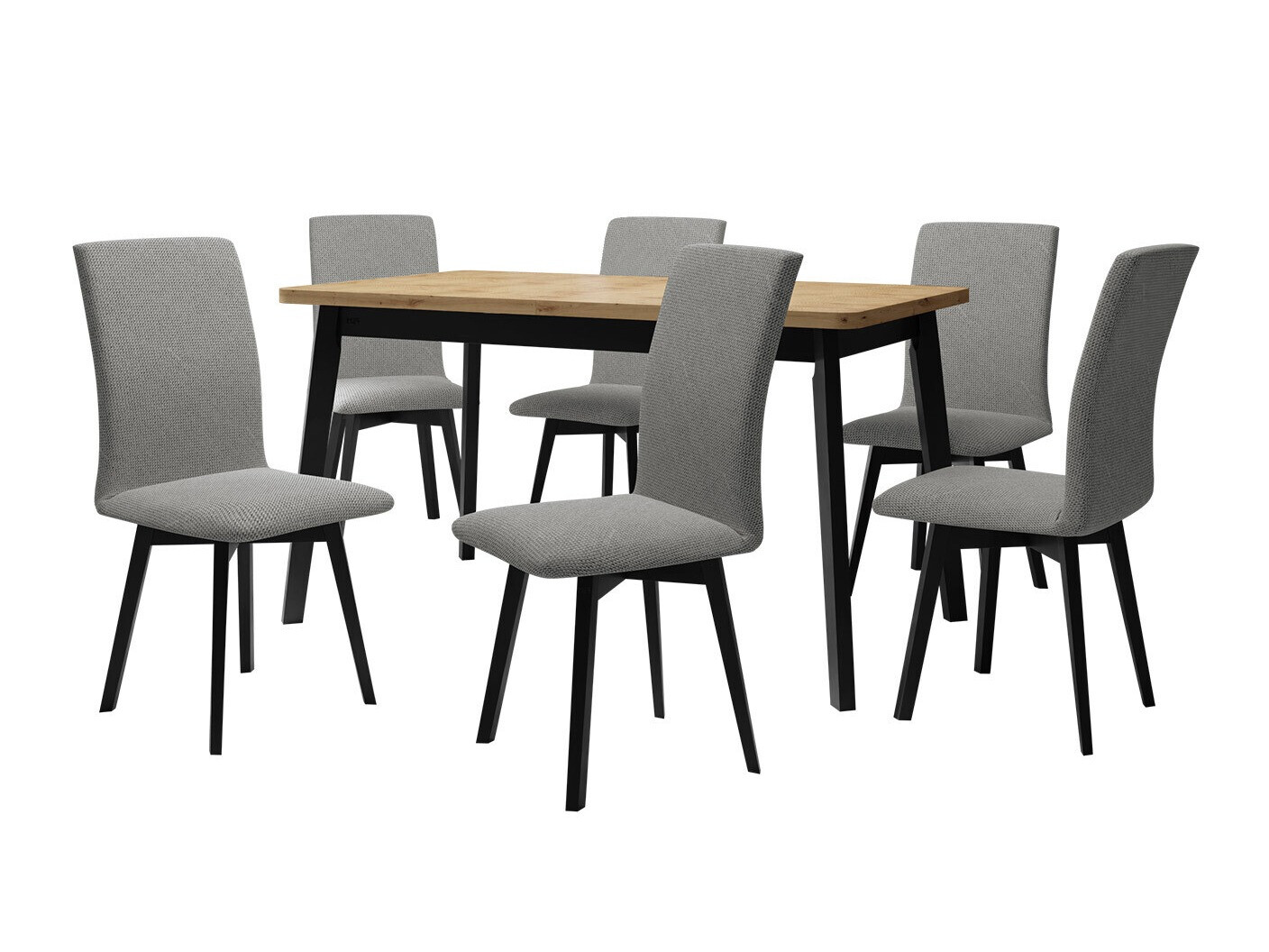 Обеденный гарнитур Victorville 326 (Чёрный)