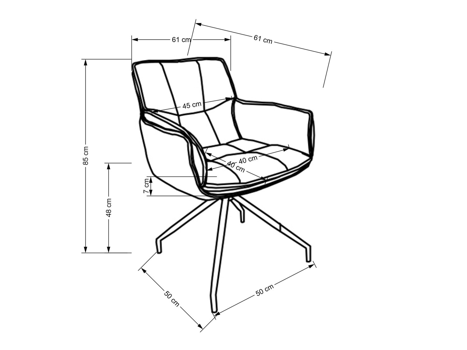 Стул Houston 1548 (Коричневый + Темно-коричневый)