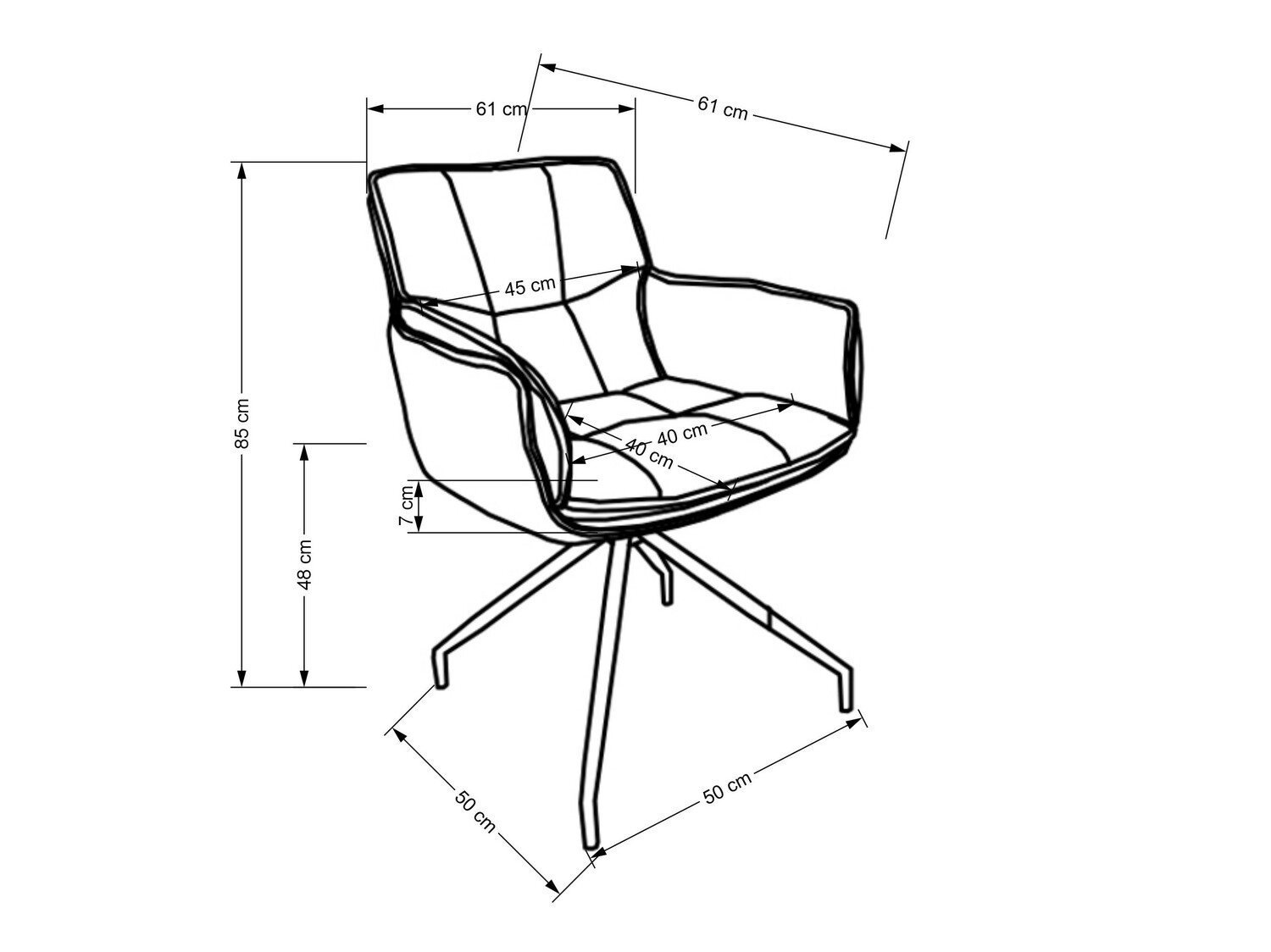 Стул Houston 1548 (Серый)