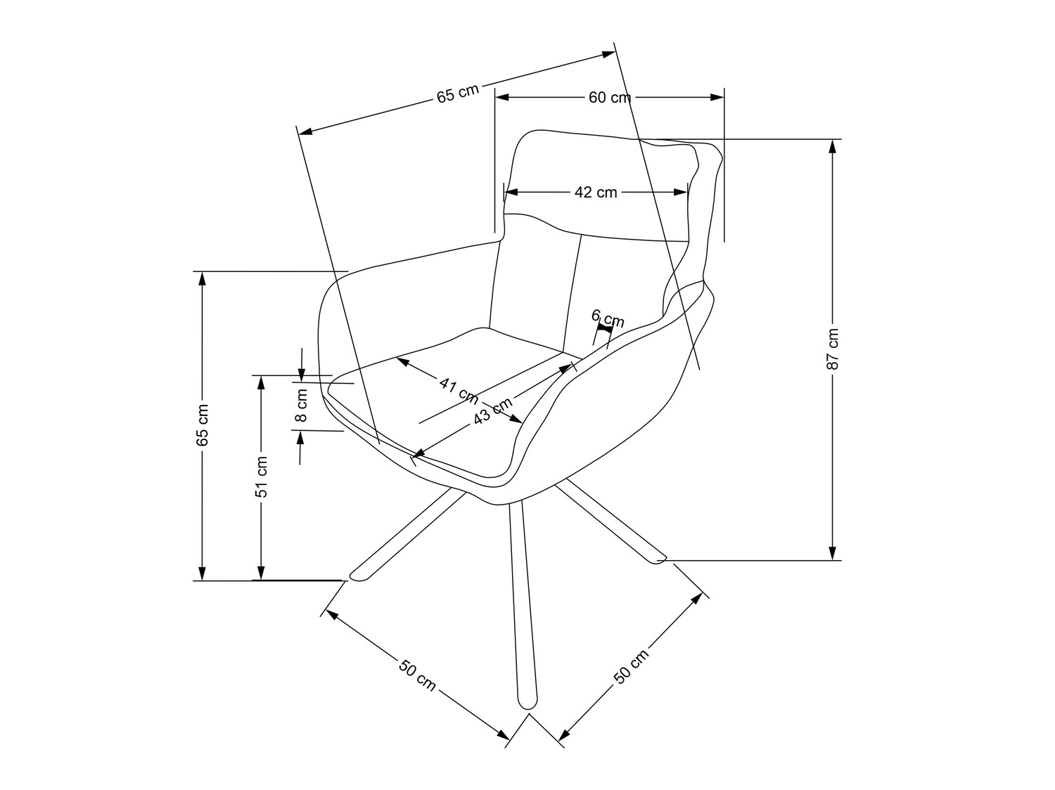 Стул Houston 1564 (Серый)
