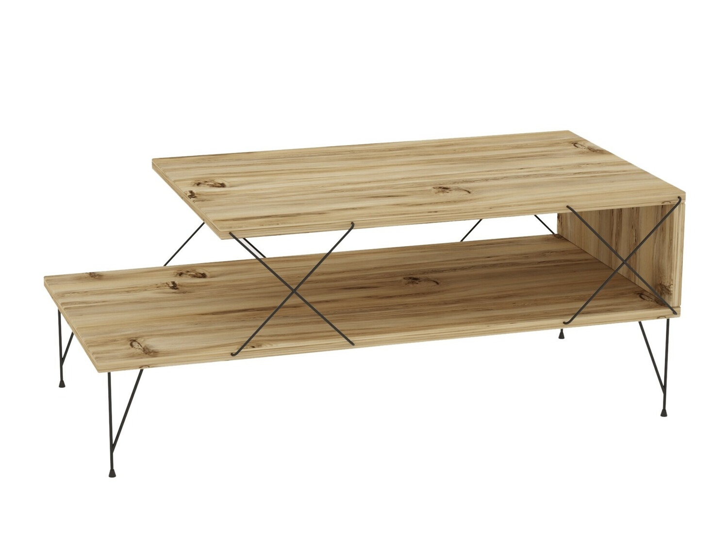 Žurnālu galdiņš Kailua 384 (Ozols)