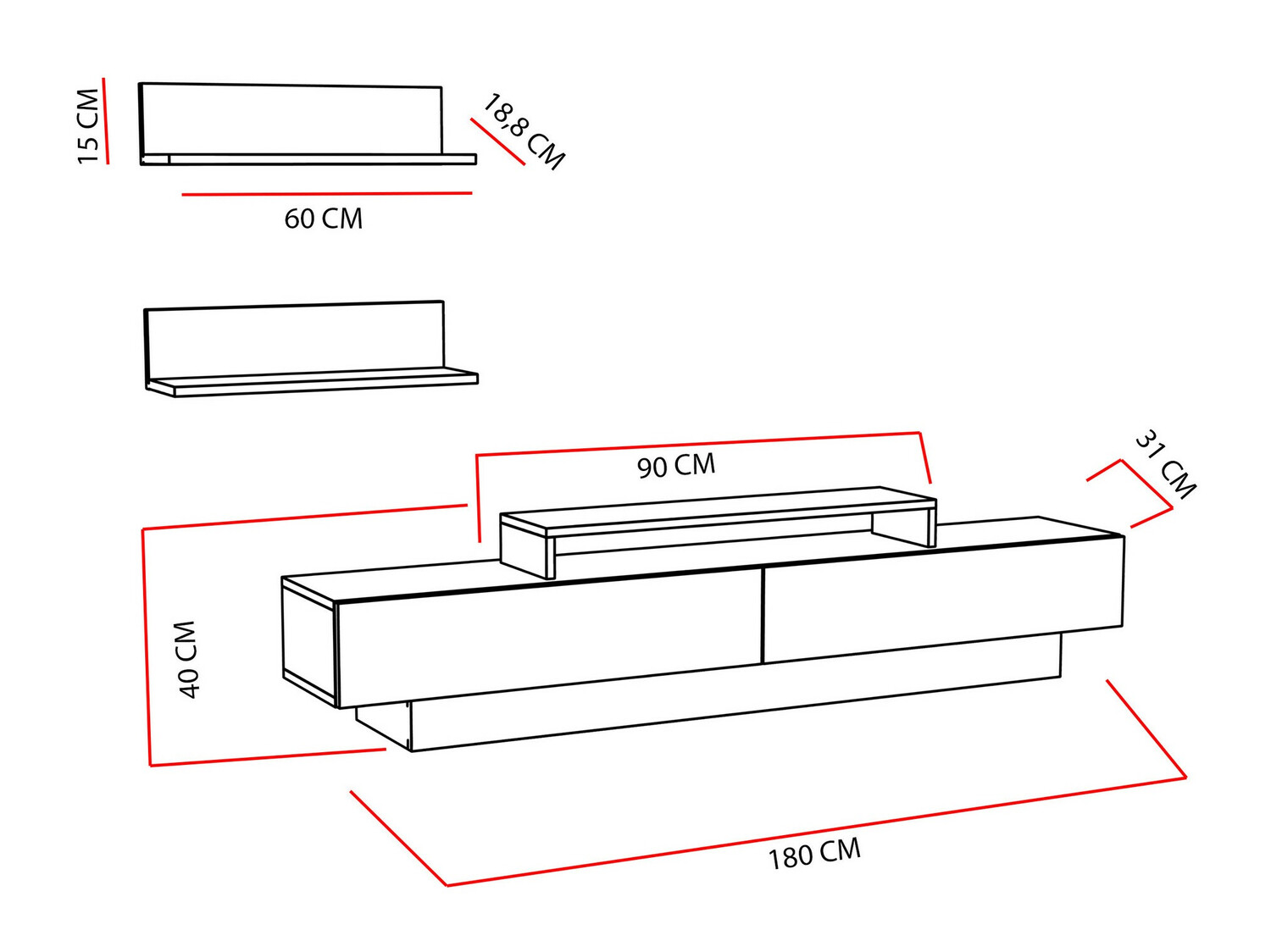 ТВ тумба Kailua 905