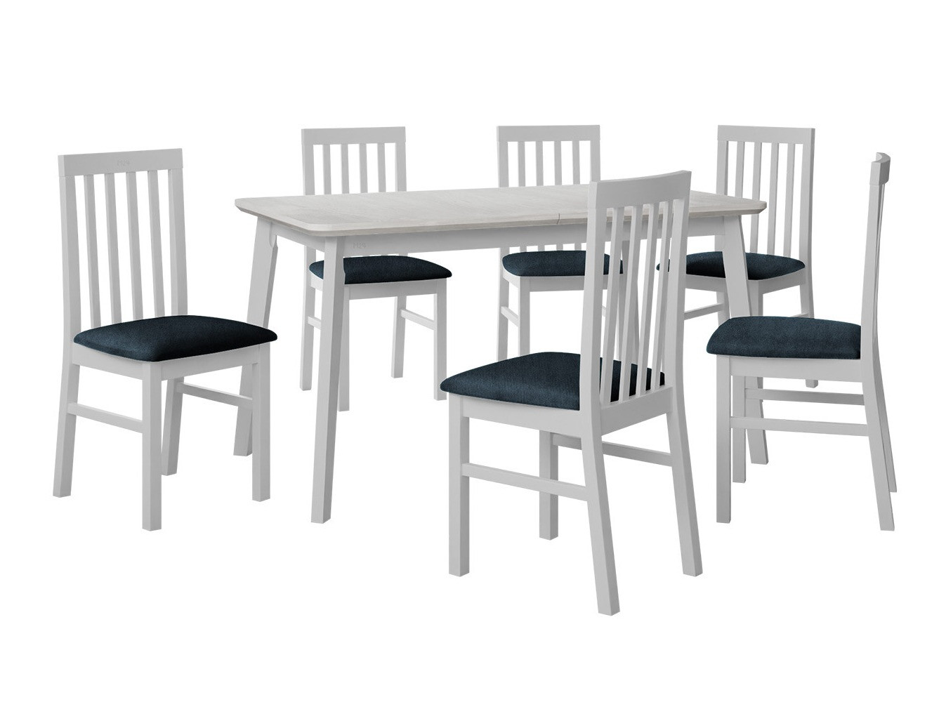 Ēdamistabas komplekts Victorville 267 (Balts)