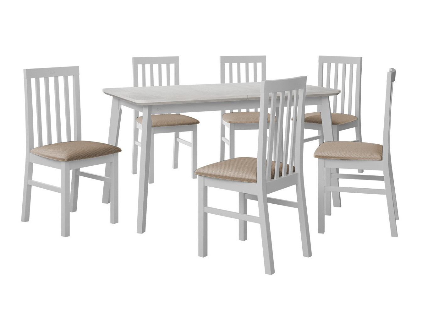 Обеденный гарнитур Victorville 267 (Белый)