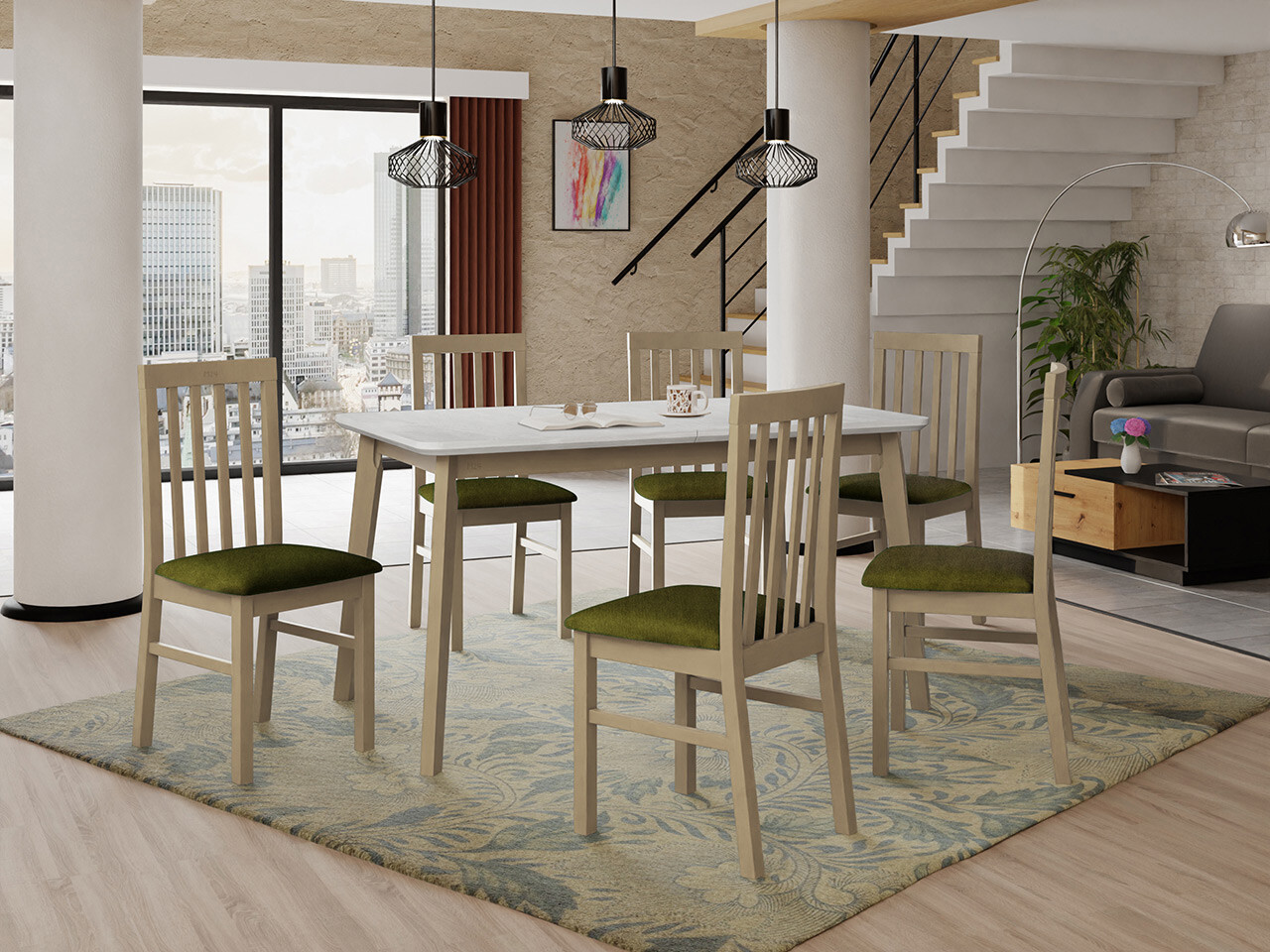 Обеденный гарнитур Victorville 267 (Сонома Дуб)