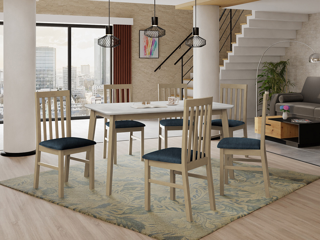 Обеденный гарнитур Victorville 267 (Сонома Дуб)