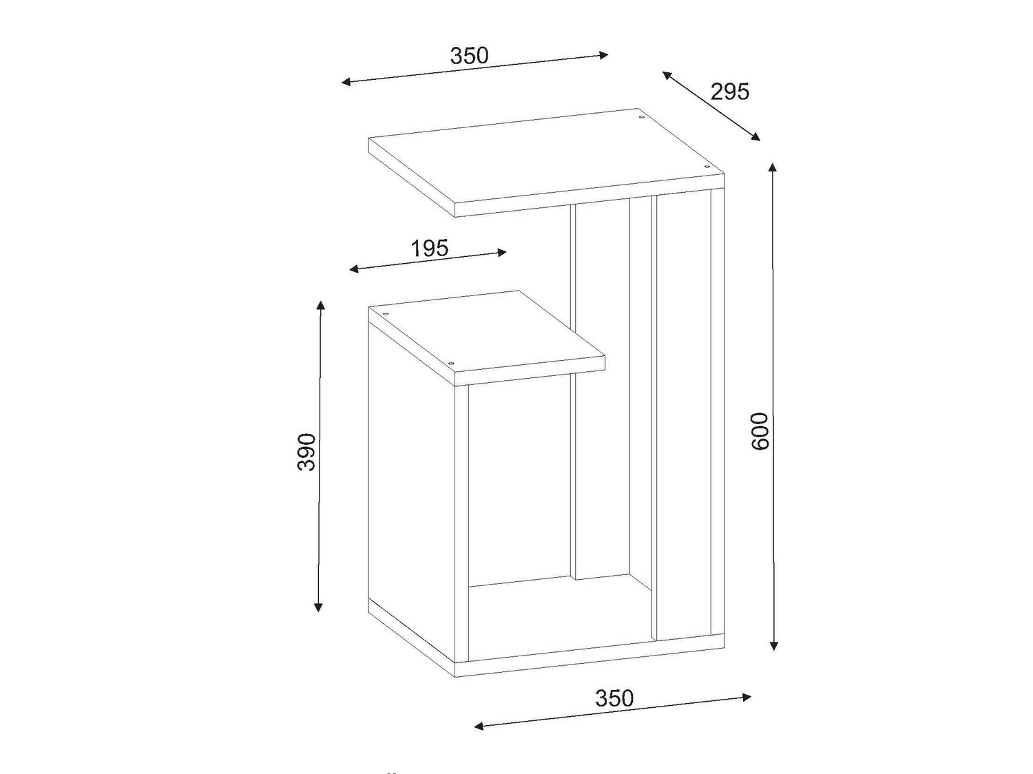 Kafijas galdiņš Kailua 450