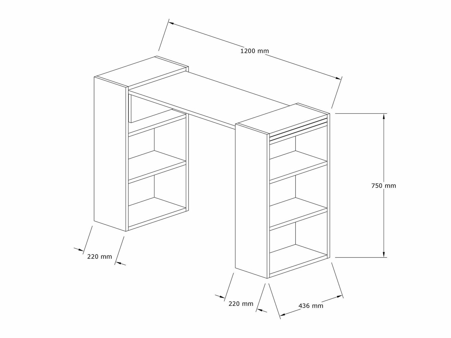Письменный cтол Kailua 518