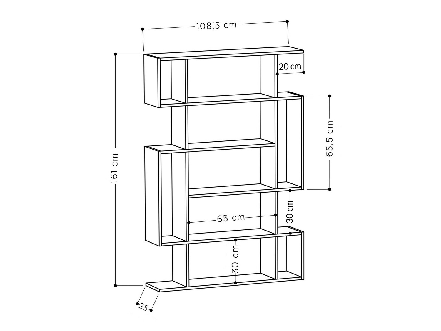 Plaukts Kailua 449 (Antracīts + Krēms)