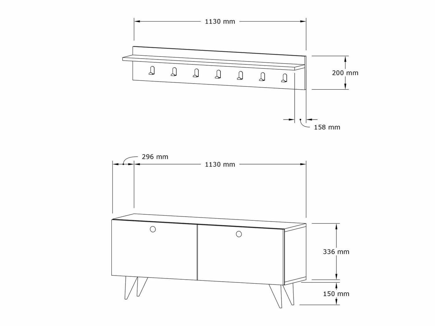 Прихожая Kailua 521 (Дуб)