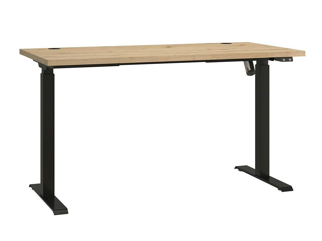 Рабочий стол с регулируемой высотой Tucson 171 (Artisan дуб + Матовый черный)
