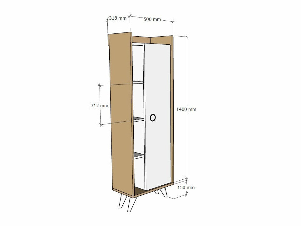 Стеллаж Kailua 492
