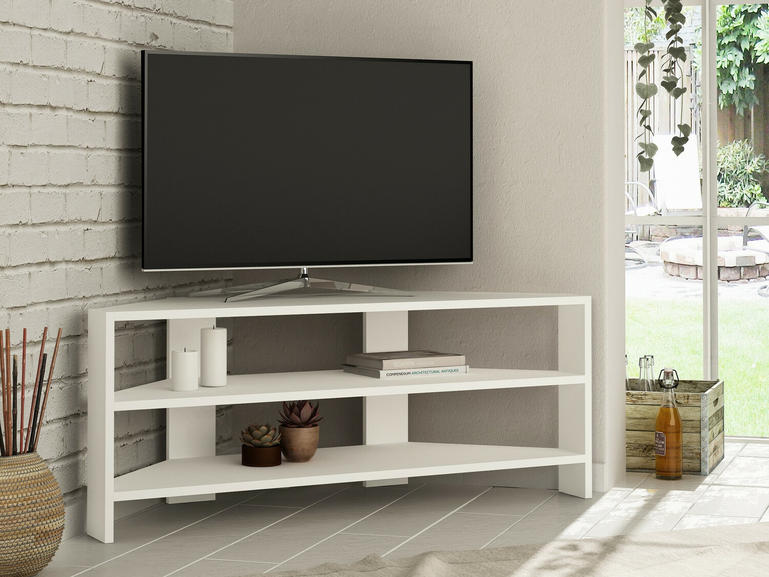 TV galds Kailua 488 (Balts)