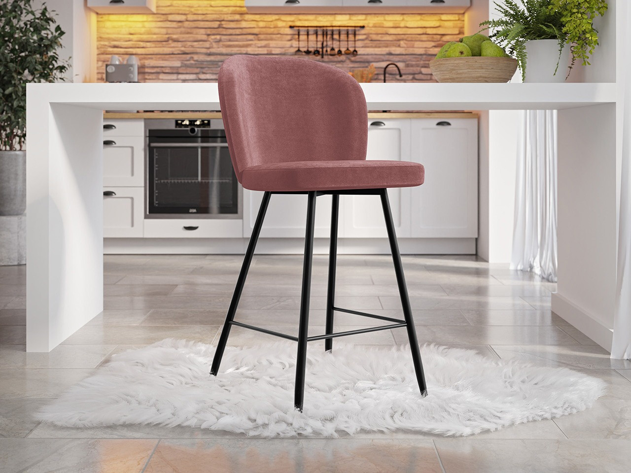 Bāra krēsls Jackson 101 (Melns + Magic Velvet 2258)