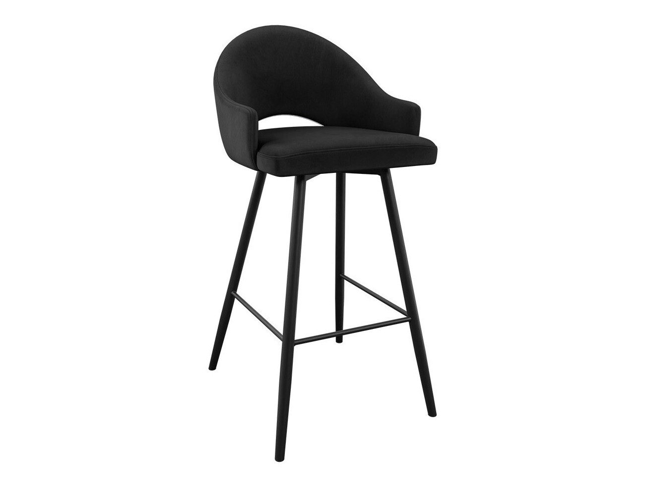 Bāra krēsls Jackson 103 (Melns + Magic Velvet 2219)