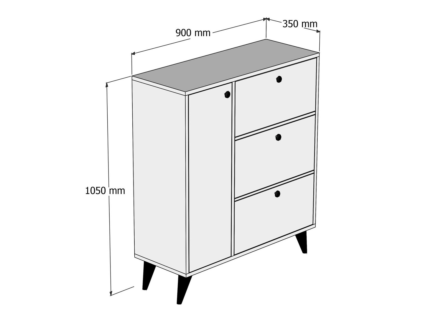 Apavu plaukts Kailua 540 (Ozols)