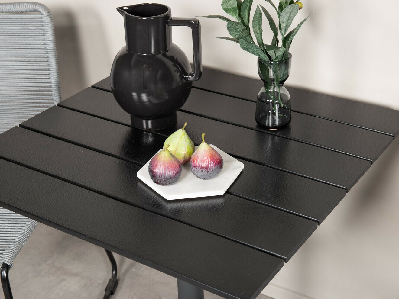 Balkona komplekts Dallas 2184 (Pelēks + Melns)