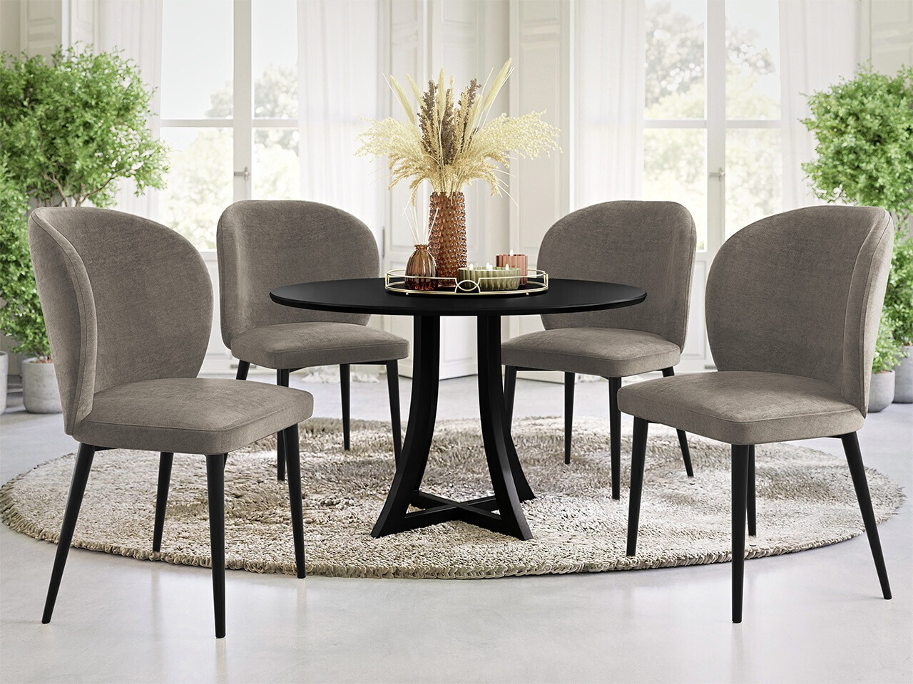 Krēsls Jackson 104 (Melns + Magic Velvet 2209)