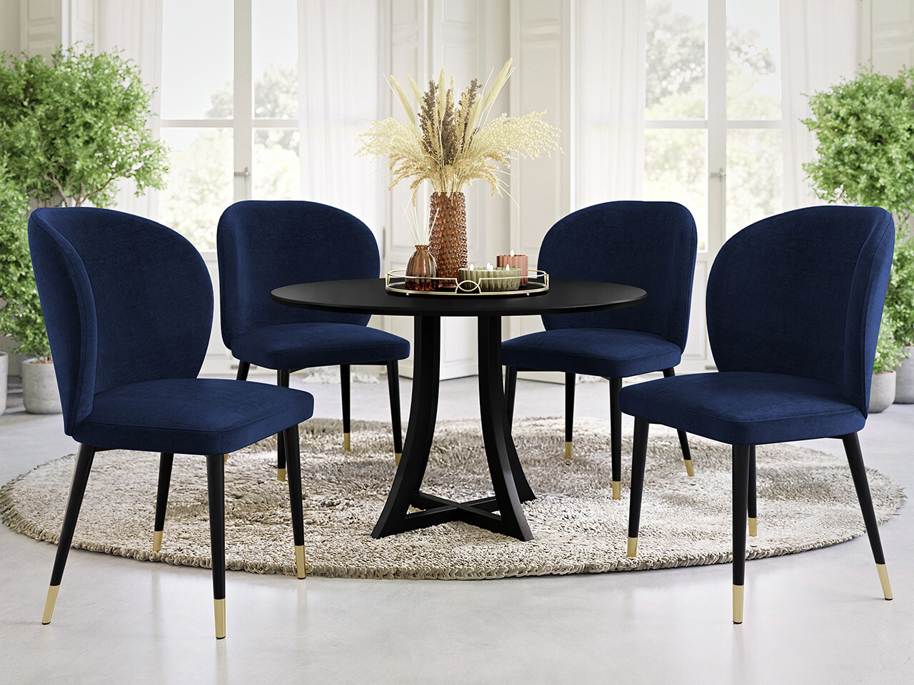 Krēsls Jackson 104 (Melns + Magic Velvet 2216)