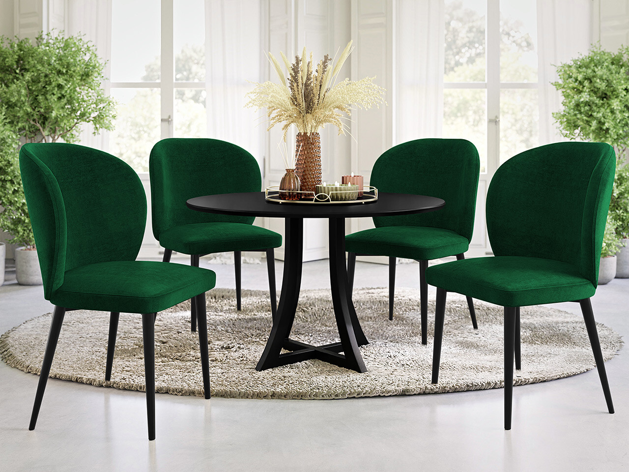 Krēsls Jackson 104 (Melns + Magic Velvet 2225)