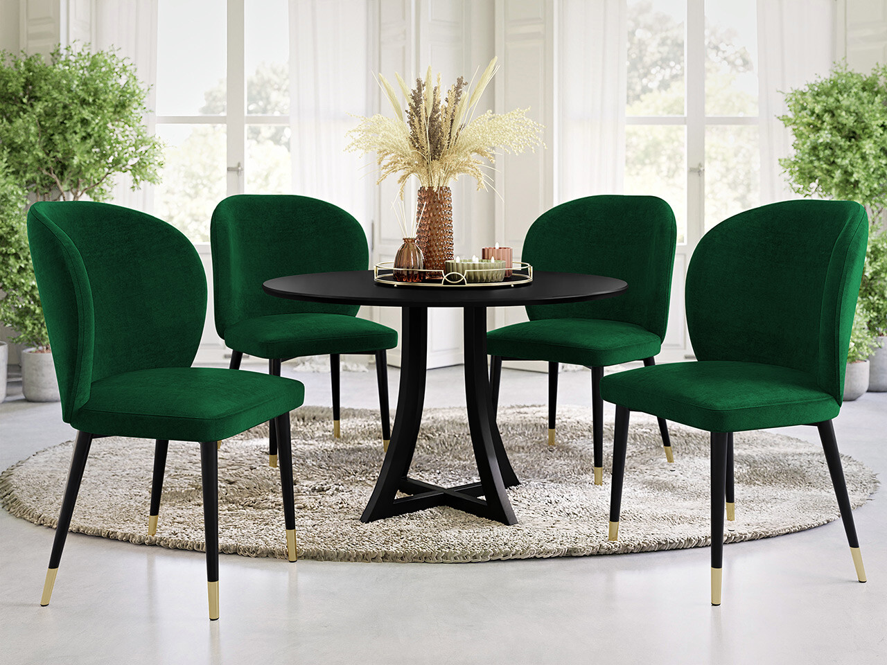 Krēsls Jackson 104 (Melns + Magic Velvet 2225)