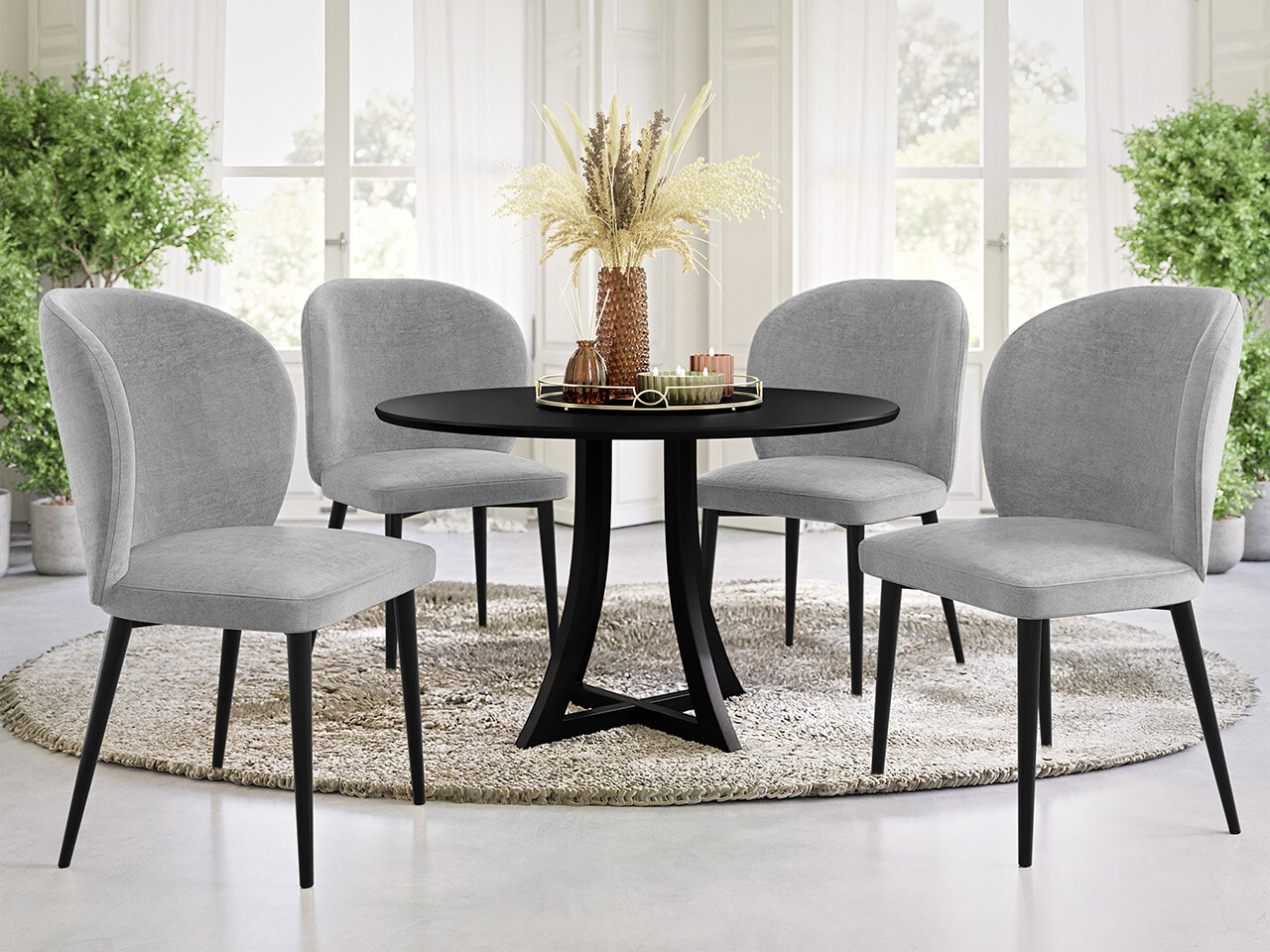 Krēsls Jackson 104 (Melns + Magic Velvet 2240)