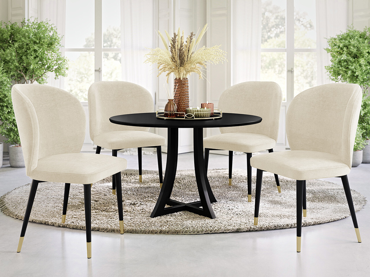 Krēsls Jackson 104 (Melns + Magic Velvet 2250)