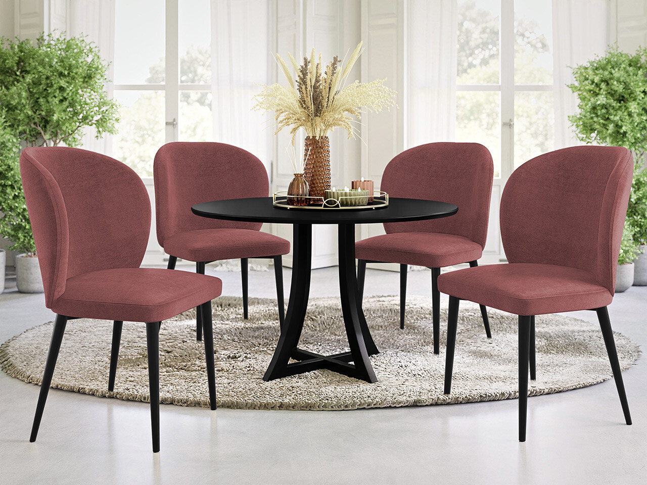 Krēsls Jackson 104 (Melns + Magic Velvet 2258)