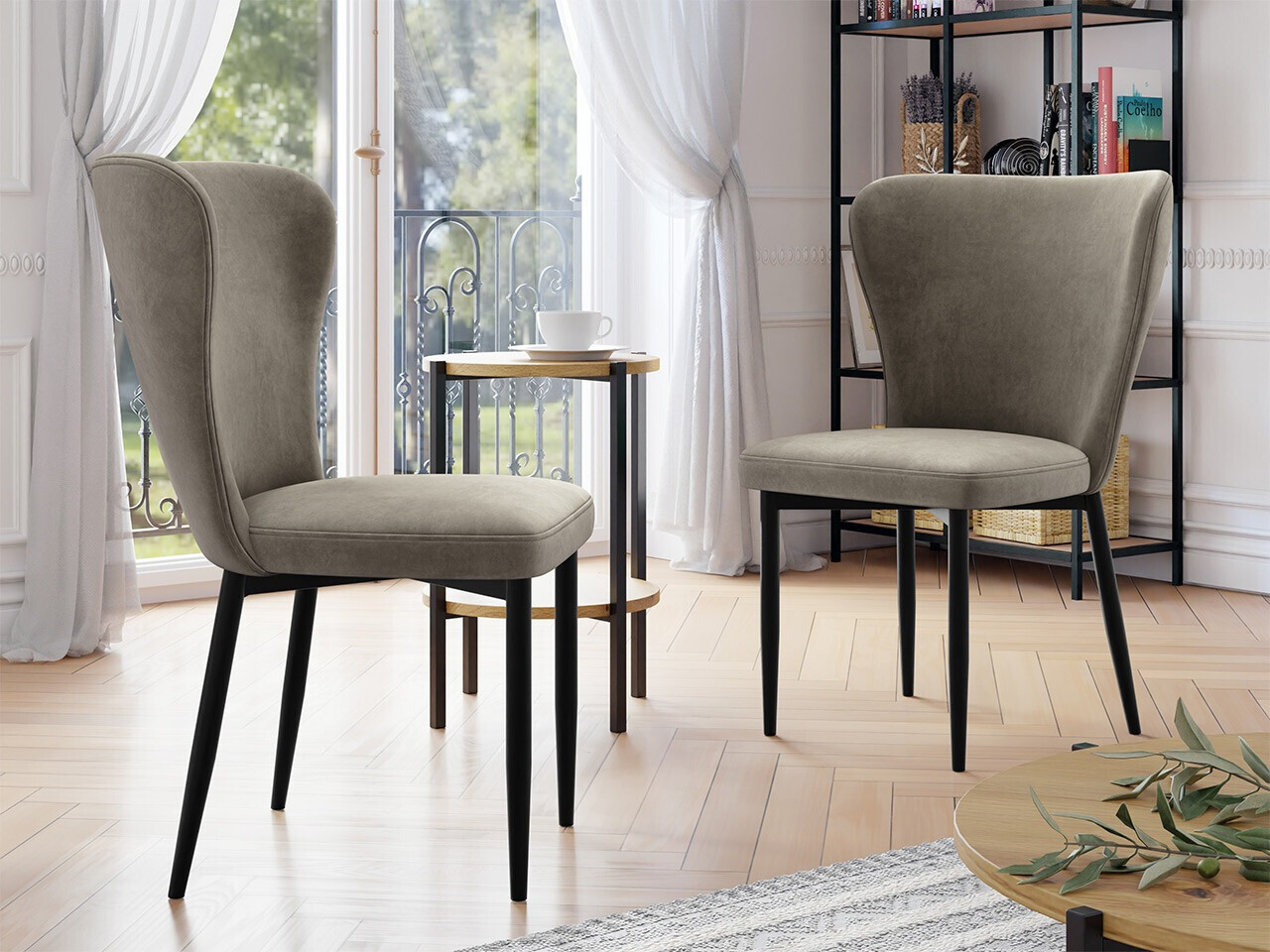 Krēsls Jackson 105 (Melns + Magic Velvet 2209)