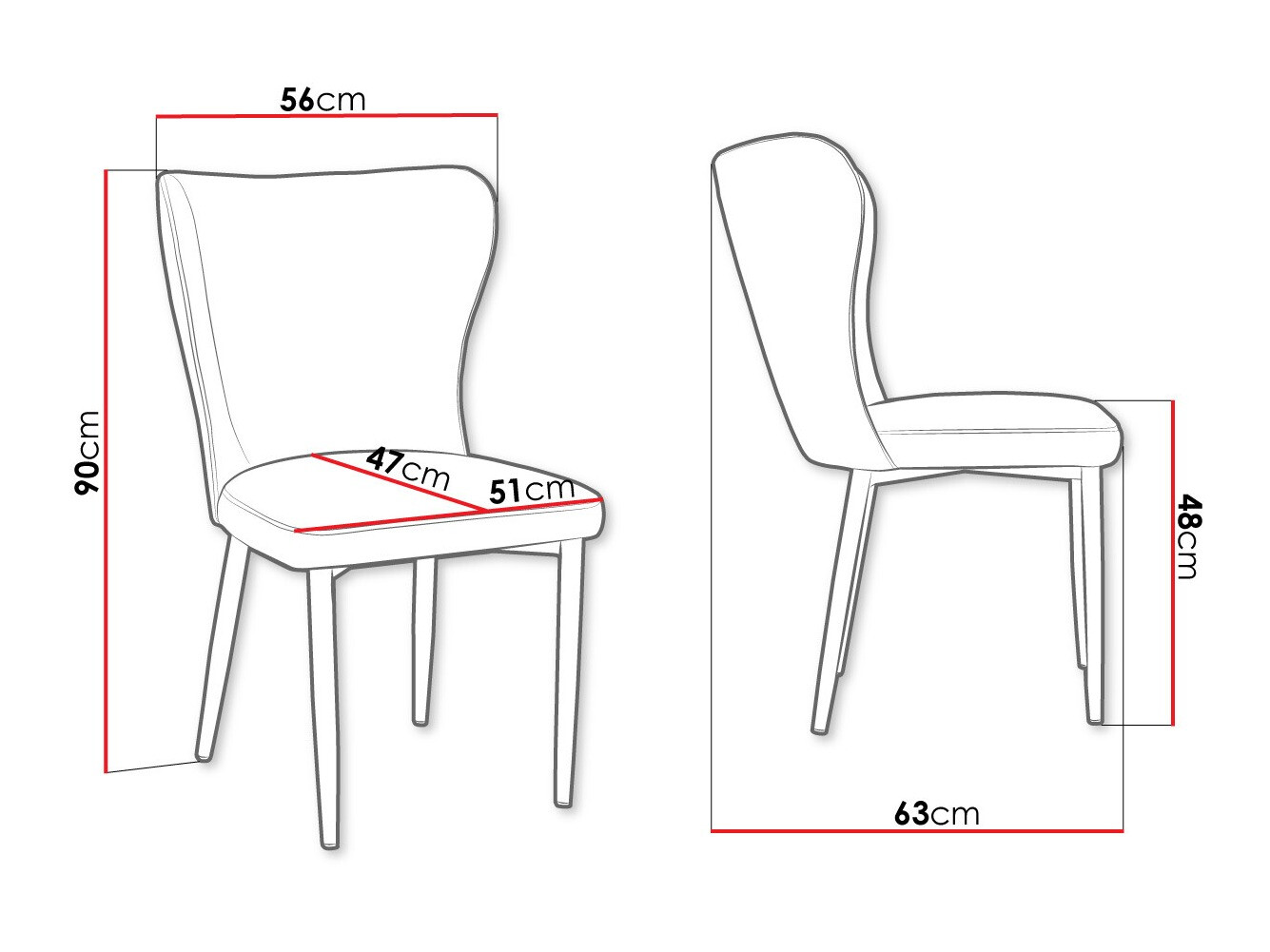 Krēsls Jackson 105 (Melns + Magic Velvet 2209)