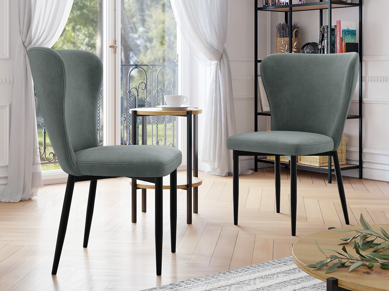 Krēsls Jackson 105 (Melns + Magic Velvet 2217)