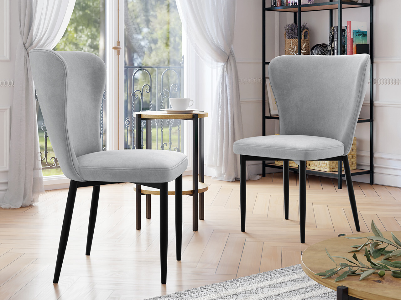 Krēsls Jackson 105 (Melns + Magic Velvet 2240)