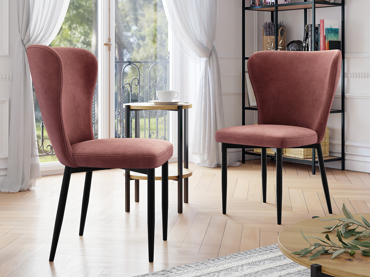 Krēsls Jackson 105 (Melns + Magic Velvet 2258)