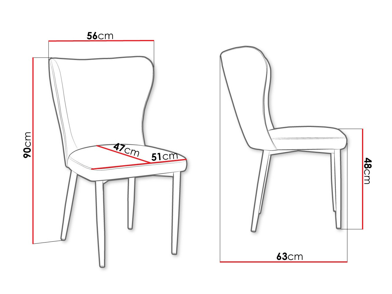 Krēsls Jackson 105 (Melns + Magic Velvet 2258)