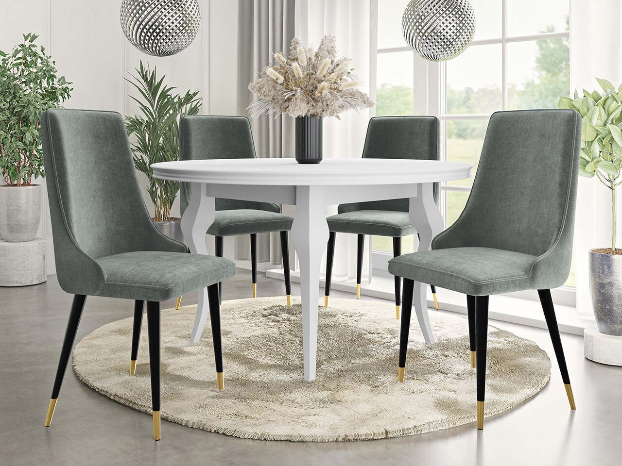 Krēsls Jackson 106 (Melns + Magic Velvet 2217)